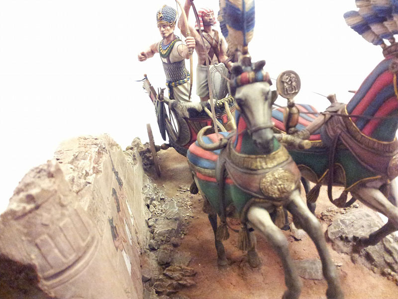 Диорамы и виньетки: Боевая колесница фараона, ХII в.до.н.э., фото #11