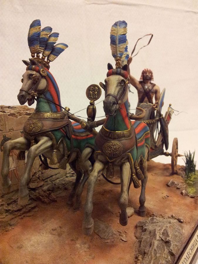 Диорамы и виньетки: Боевая колесница фараона, ХII в.до.н.э., фото #2