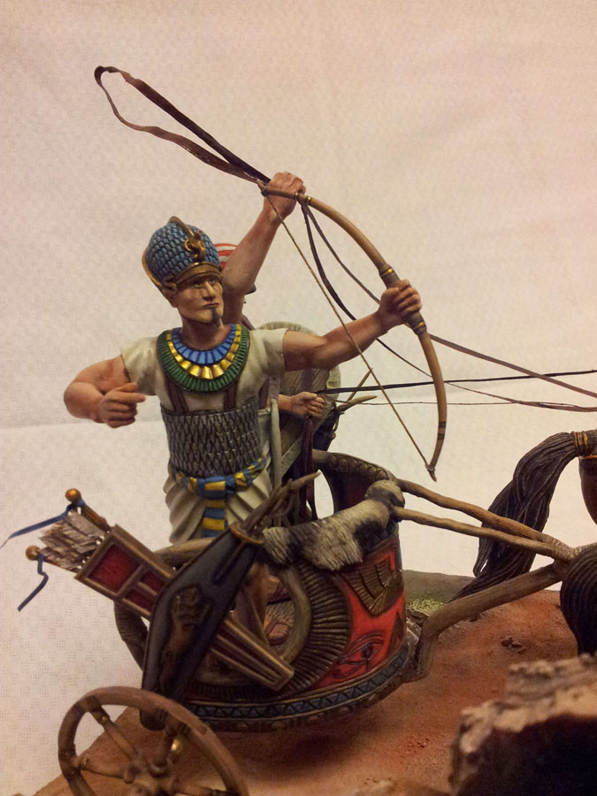 Диорамы и виньетки: Боевая колесница фараона, ХII в.до.н.э., фото #4