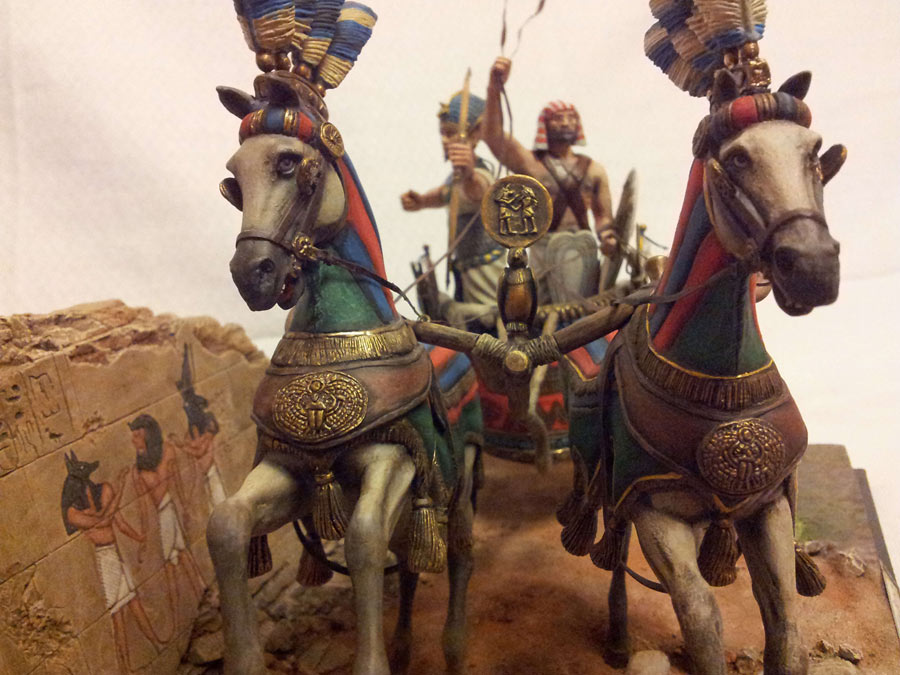 Диорамы и виньетки: Боевая колесница фараона, ХII в.до.н.э., фото #6