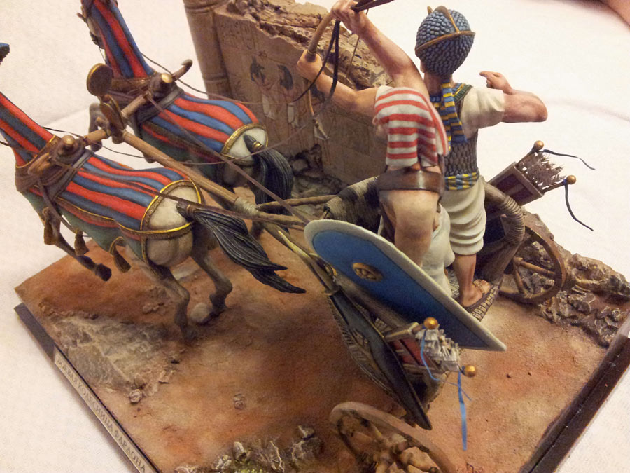 Диорамы и виньетки: Боевая колесница фараона, ХII в.до.н.э., фото #7