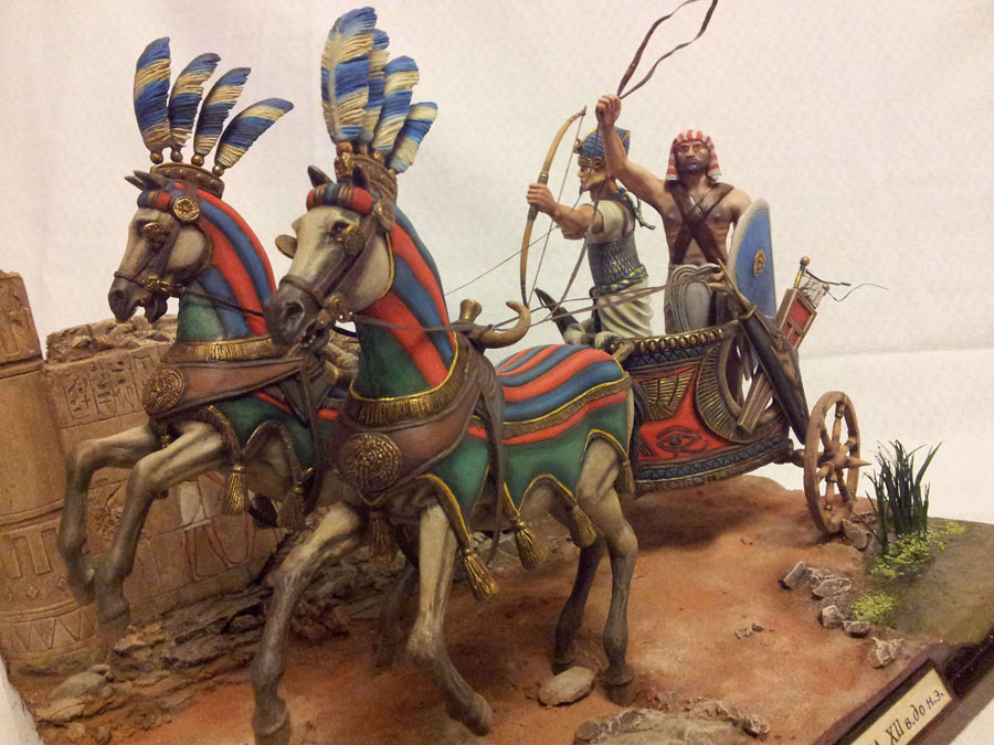 Dioramas and Vignettes: Pharaon's chariot, XII cent. B.C., photo #8