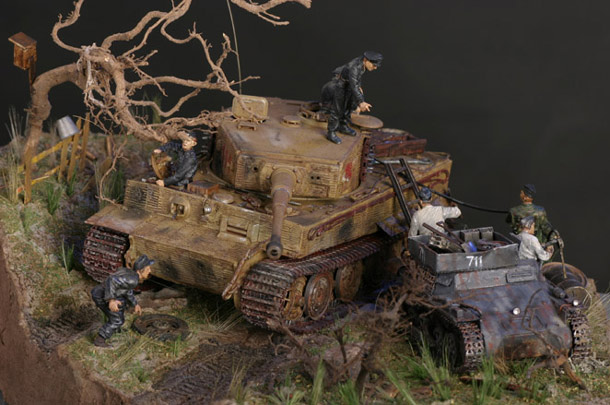 Dioramas and Vignettes: Tiger and Puppy