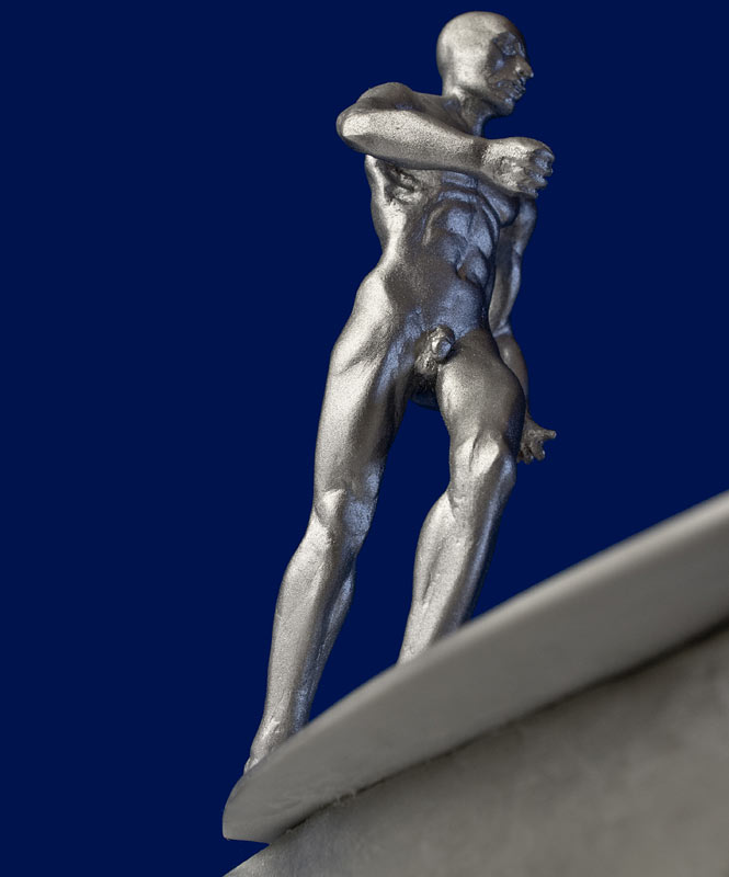 Скульптура: Серебряный Сёрфер, фото #5