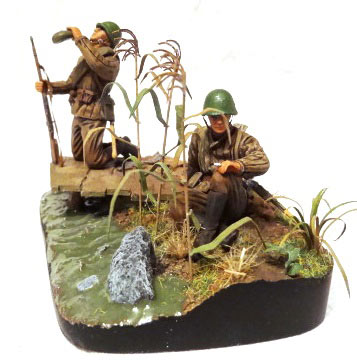 Dioramas and Vignettes: Soviet machine gunners., photo #5