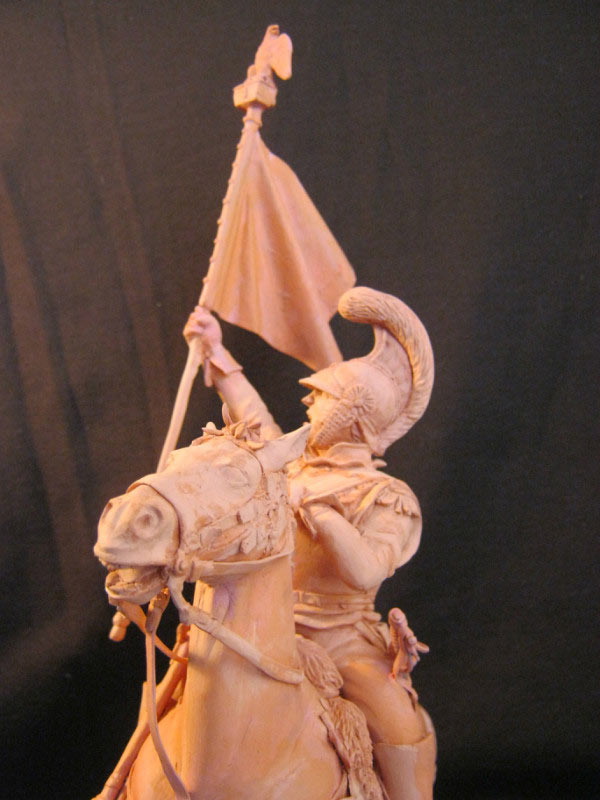 Sculpture: Сarаbineer. Standard of the Squadron, photo #10