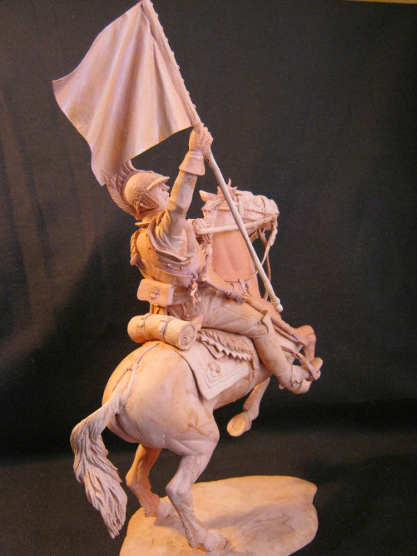 Скульптура: Карабинер. Знамя эскадрона, фото #4
