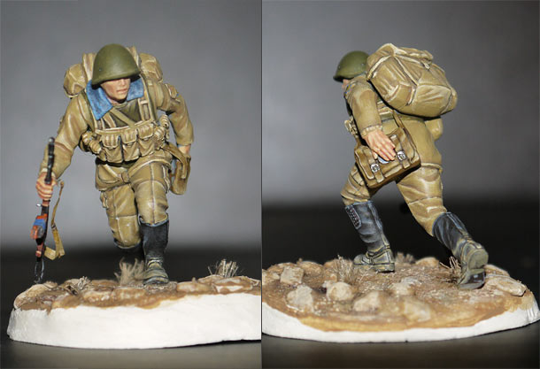 Figures: Soviet paratrooper, Afghanistan