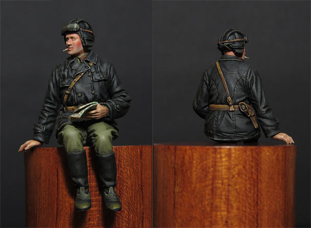 Figures: Soviet tank officer