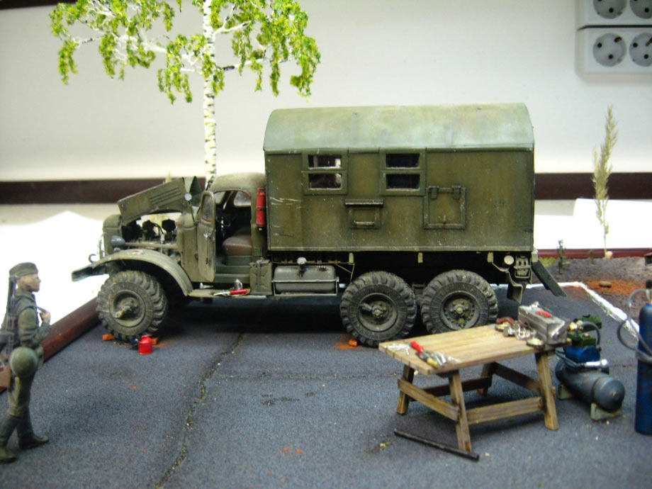 Dioramas and Vignettes: Sketch with trucks, photo #10