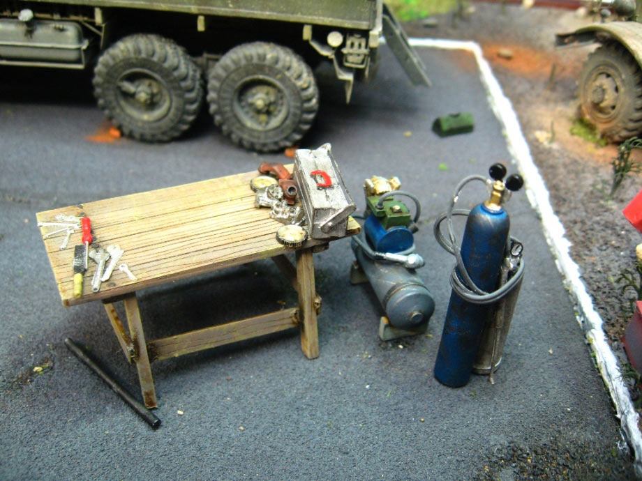 Dioramas and Vignettes: Sketch with trucks, photo #11