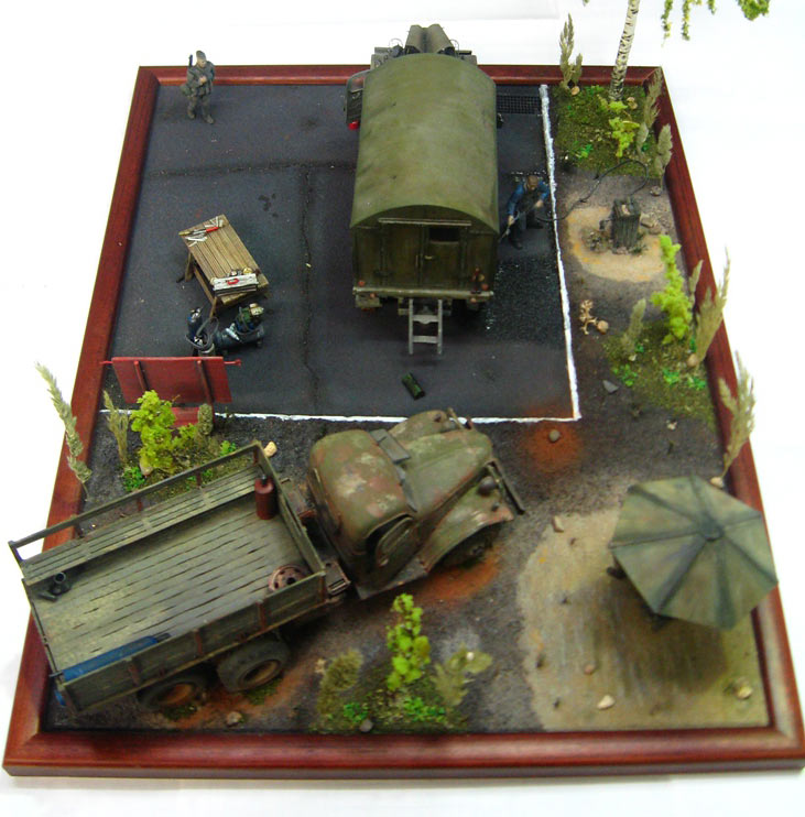 Dioramas and Vignettes: Sketch with trucks, photo #13