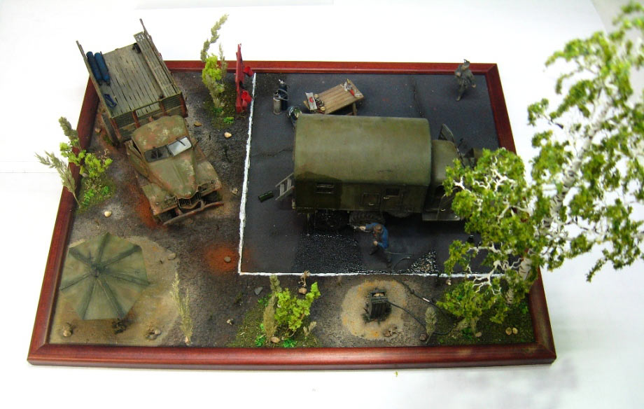 Dioramas and Vignettes: Sketch with trucks, photo #4