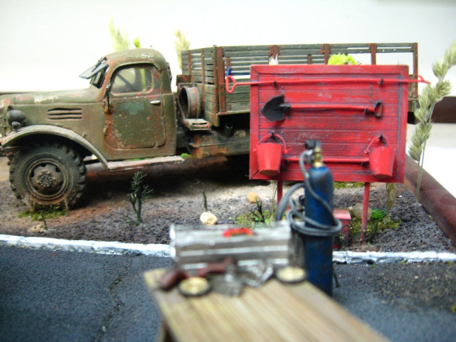 Dioramas and Vignettes: Sketch with trucks, photo #6