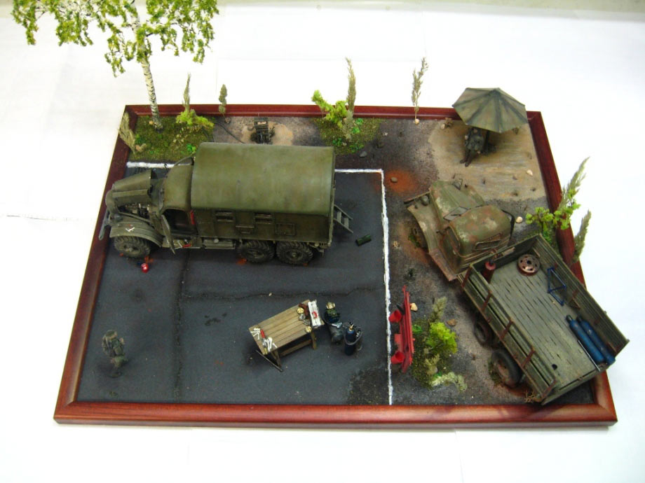 Dioramas and Vignettes: Sketch with trucks, photo #8