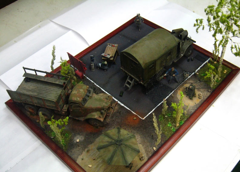 Dioramas and Vignettes: Sketch with trucks, photo #9