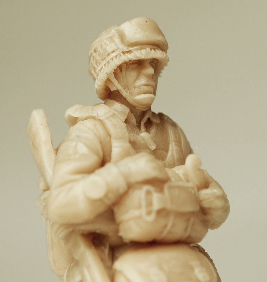 Sculpture: U.S. airborne trooper, 1944, photo #11