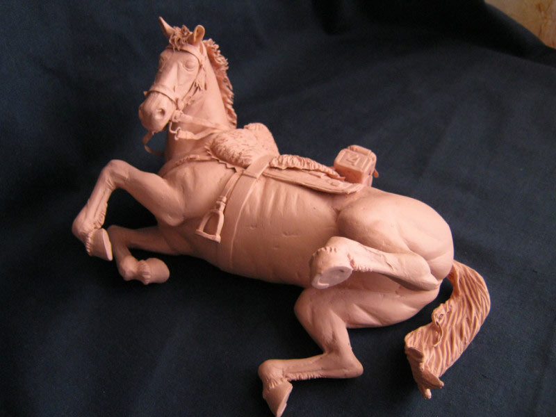 Скульптура: Раненая лошадь, фото #2