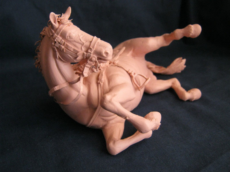 Скульптура: Раненая лошадь, фото #6