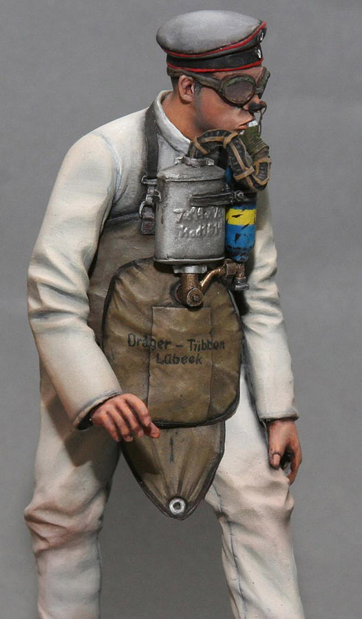 Figures: German pioneer, Pionierkommando Peterson, 1915, photo #5