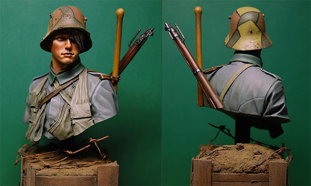 Figures: German stormtrooper, WWI