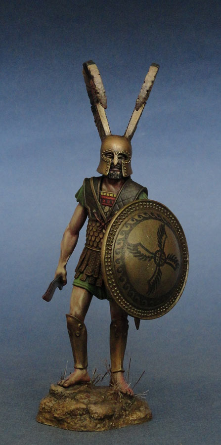 Figures: Greek hoplite. Thermopylae, 480 B.C., photo #1