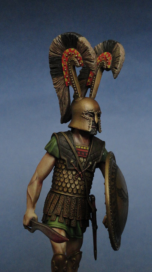 Figures: Greek hoplite. Thermopylae, 480 B.C., photo #9