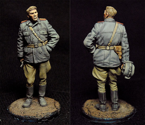 Figures: Soviet tank officer