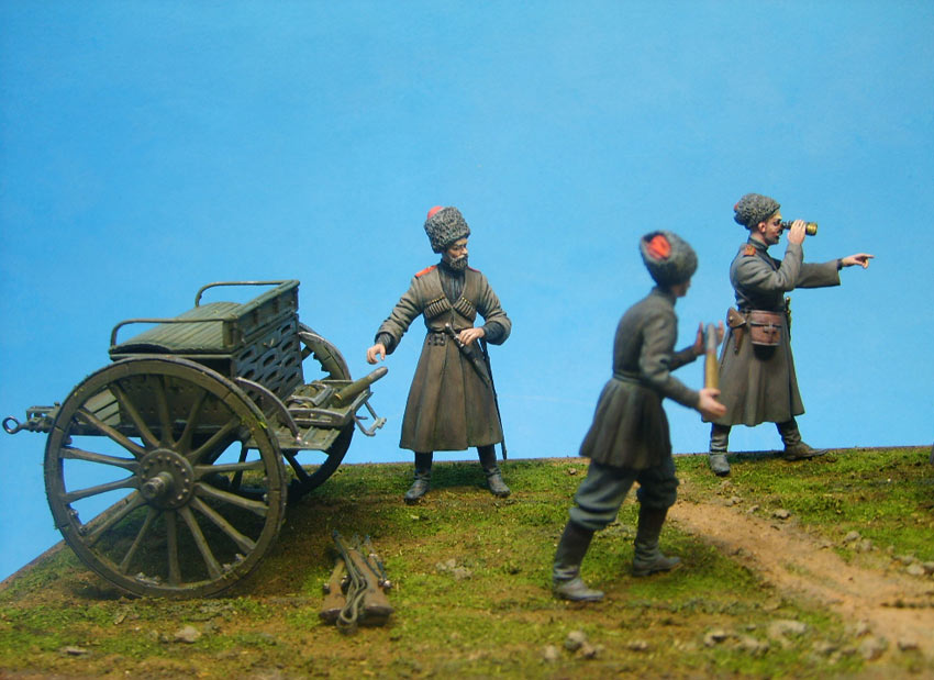 Диорамы и виньетки: Казачий расчет. 1914 год, фото #3