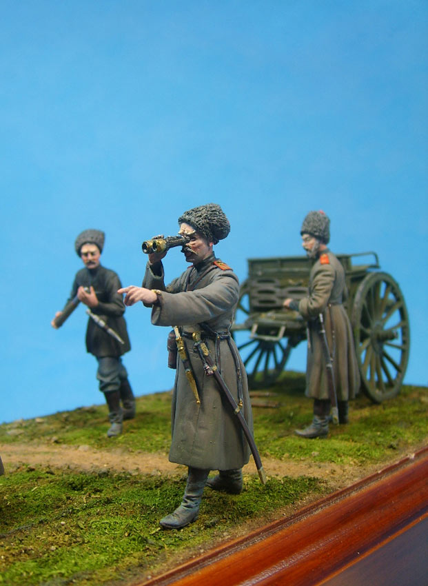 Dioramas and Vignettes: Cossack artillery crew, 1914, photo #8
