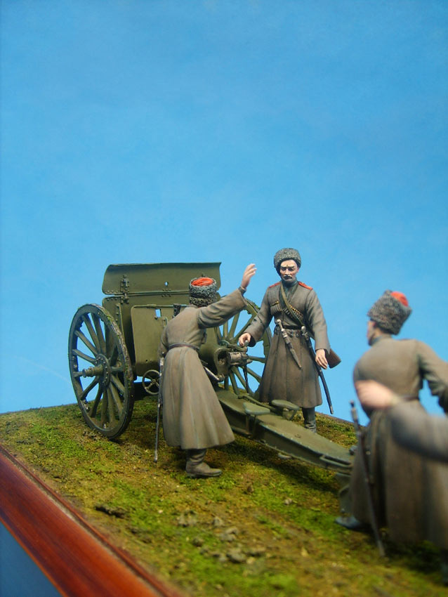 Dioramas and Vignettes: Cossack artillery crew, 1914, photo #9