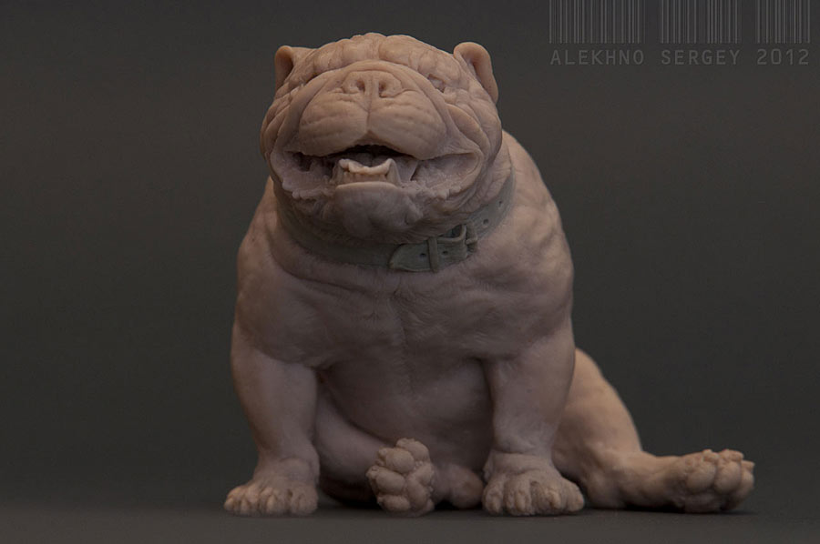 Sculpture: Angel Bulldog, photo #1