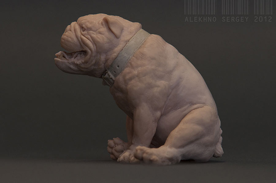 Sculpture: Angel Bulldog, photo #2