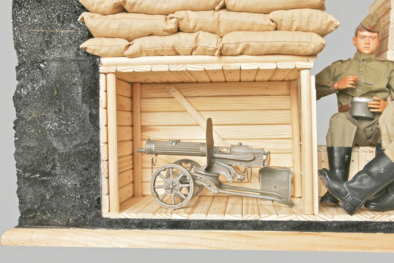 Разное: Открытое пулеметное гнездо с нишей-укрытием, фото #3