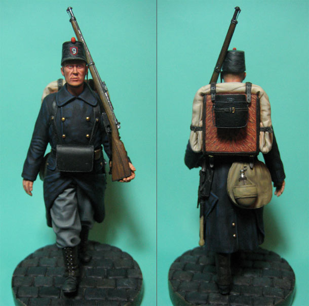 Figures: Belgian infantryman, August 1914