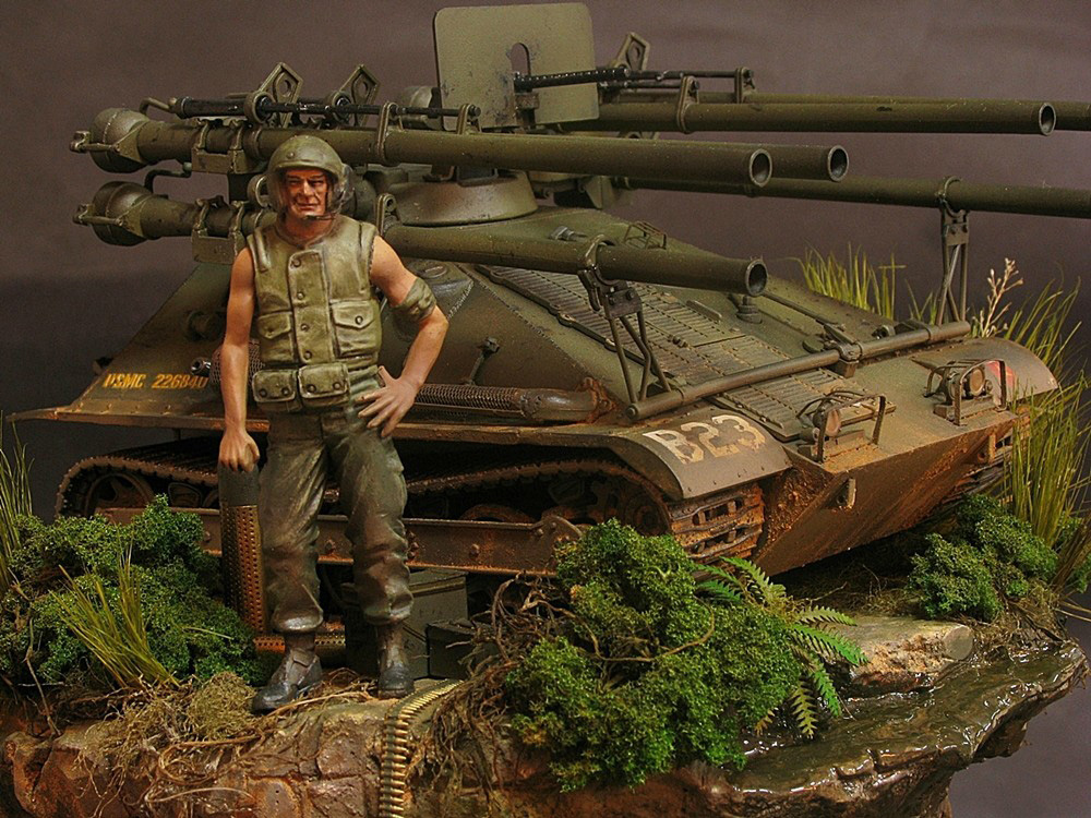 Dioramas and Vignettes: Hai Van Pass. Vietnam, 1968, photo #17