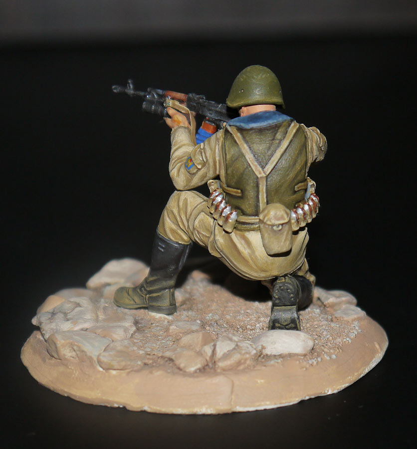 Figures: Soviet paratrooper, Afghan war, photo #3