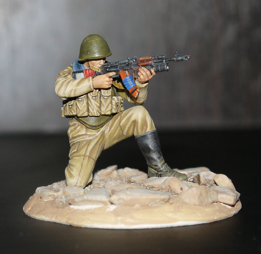 Figures: Soviet paratrooper, Afghan war, photo #6