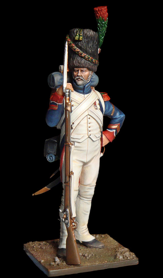 Figures: Sergeanr, shasseurs of Old Guard. 1810-15, photo #1