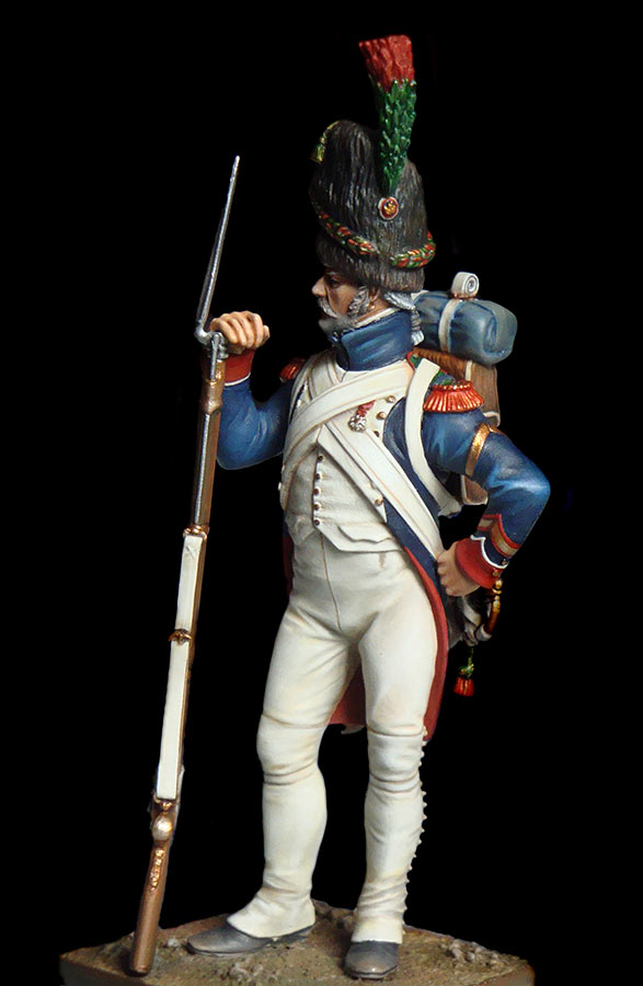Figures: Sergeanr, shasseurs of Old Guard. 1810-15, photo #2