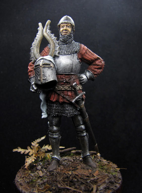Figures: European knight, XIV cent., photo #1