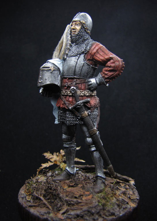 Figures: European knight, XIV cent., photo #2