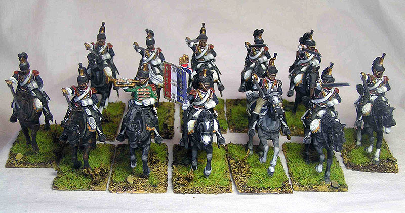 Figures: Cuirassiers. France, 1815, photo #1