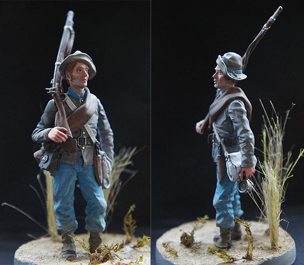 Figures: Confederate soldier