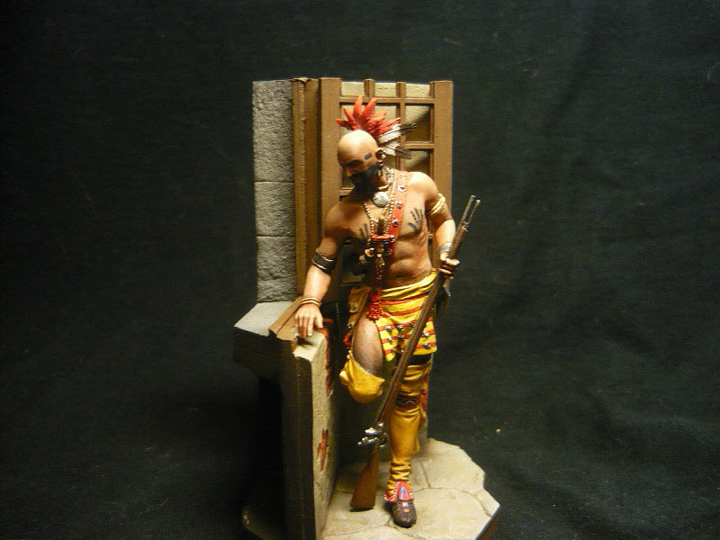 Figures: Iroquois Warrior, mid XVIII century, photo #2