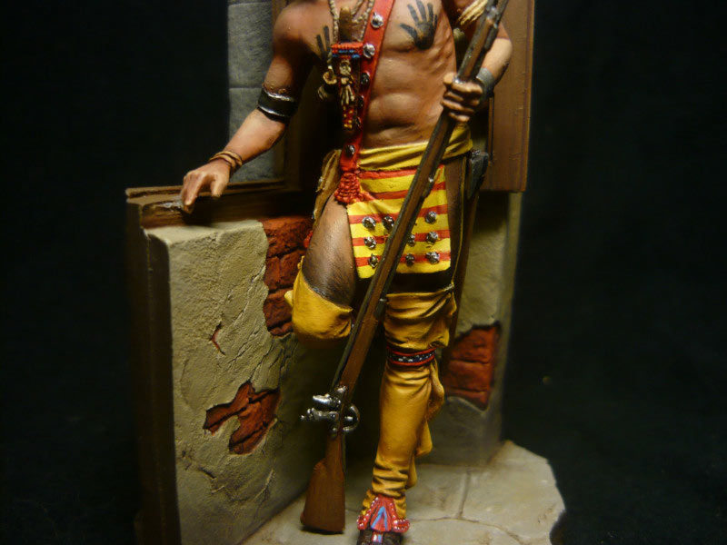 Figures: Iroquois Warrior, mid XVIII century, photo #7