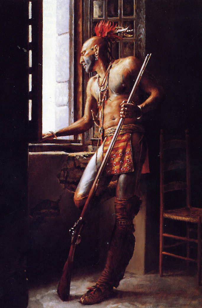 Figures: Iroquois Warrior, mid XVIII century, photo #8