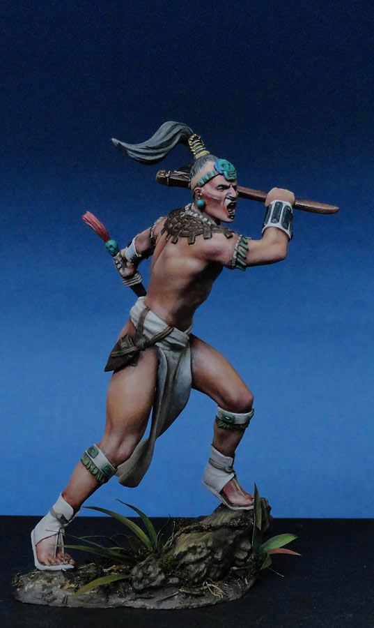 Figures: Mayan warrior, XVI cent., photo #2