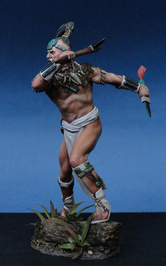 Figures: Mayan warrior, XVI cent., photo #5