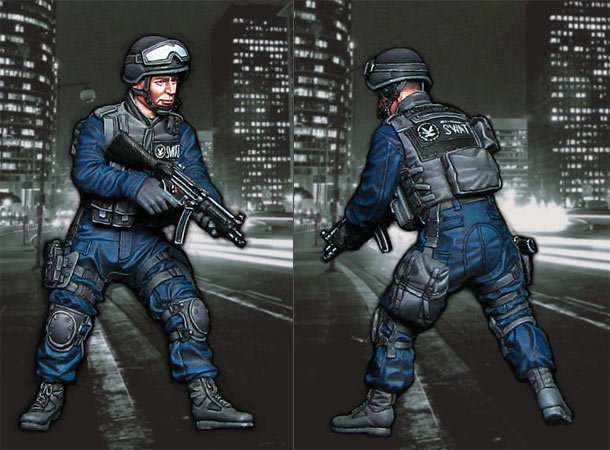 Figures: SWAT trooper